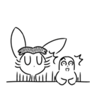 インコとウサギのかわいいスタンプ(修正版)（個別スタンプ：16）