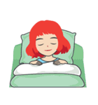 Little Girl (Red Hair)（個別スタンプ：36）