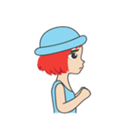 Little Girl (Red Hair)（個別スタンプ：40）