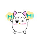 猫のトリックオアトリート-ドードー（個別スタンプ：1）