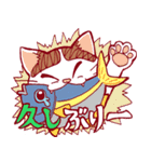 にゃんことクローバー（個別スタンプ：16）