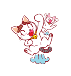 にゃんことクローバー（個別スタンプ：34）