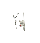 青いトリと黒いネコ（個別スタンプ：37）