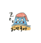 青いトリと黒いネコ（個別スタンプ：40）
