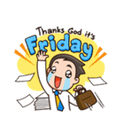 Working office（個別スタンプ：6）