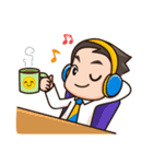 Working office（個別スタンプ：8）