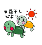 亀のギッタン＆ハナラの日常会話（個別スタンプ：7）