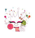 Queen ＆ Cat for customer service（個別スタンプ：9）