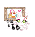 Queen ＆ Cat for customer service（個別スタンプ：14）