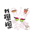 Queen ＆ Cat for customer service（個別スタンプ：15）