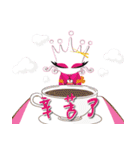 Queen ＆ Cat for customer service（個別スタンプ：35）