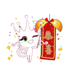 Queen ＆ Cat for customer service（個別スタンプ：39）
