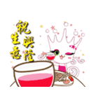 Queen ＆ Cat for customer service（個別スタンプ：40）