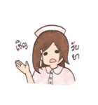 The girl with negative attitudes（個別スタンプ：21）