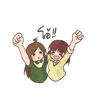 The girl with negative attitudes（個別スタンプ：37）