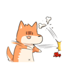 しもぶくれ犬（個別スタンプ：6）