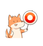 しもぶくれ犬（個別スタンプ：7）