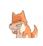 しもぶくれ犬（個別スタンプ：10）