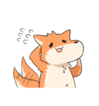 しもぶくれ犬（個別スタンプ：11）