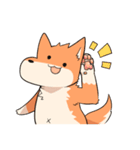 しもぶくれ犬（個別スタンプ：13）