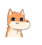 しもぶくれ犬（個別スタンプ：15）