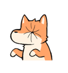 しもぶくれ犬（個別スタンプ：16）
