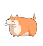 しもぶくれ犬（個別スタンプ：17）