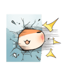 しもぶくれ犬（個別スタンプ：19）