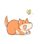 しもぶくれ犬（個別スタンプ：36）