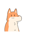しもぶくれ犬（個別スタンプ：37）
