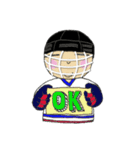 Crazy Ice Hockey Family（個別スタンプ：5）