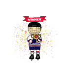 Crazy Ice Hockey Family（個別スタンプ：17）