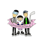 Crazy Ice Hockey Family（個別スタンプ：36）