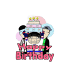 Crazy Ice Hockey Family（個別スタンプ：37）