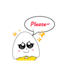 Eggy Eggs: Romelette ＆ Juliegg（個別スタンプ：12）