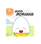 Eggy Eggs: Romelette ＆ Juliegg（個別スタンプ：35）