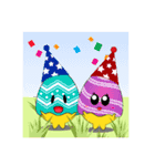 Eggy Eggs: Romelette ＆ Juliegg（個別スタンプ：38）