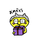 ぼうずネコ（個別スタンプ：14）