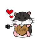 Lazy Hamster Daily（個別スタンプ：35）