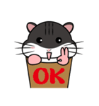 Lazy Hamster Daily（個別スタンプ：40）