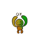 カラフルヒューマンスタンプ（個別スタンプ：8）