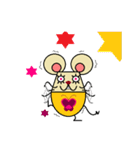 FUNNY FRIENDS (MOUSE)（個別スタンプ：18）