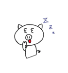 6種類の動物たち（個別スタンプ：19）