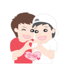 PJ | Cute Gay Couple 01（個別スタンプ：2）