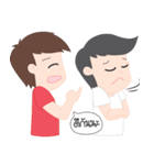 PJ | Cute Gay Couple 01（個別スタンプ：8）