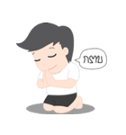 PJ | Cute Gay Couple 01（個別スタンプ：25）