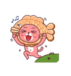 鯛焼きMaskit.（個別スタンプ：35）