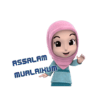 Nada1 Muslim hijab（個別スタンプ：1）