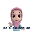 Nada1 Muslim hijab（個別スタンプ：5）