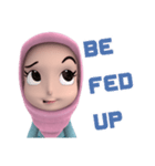 Nada1 Muslim hijab（個別スタンプ：10）